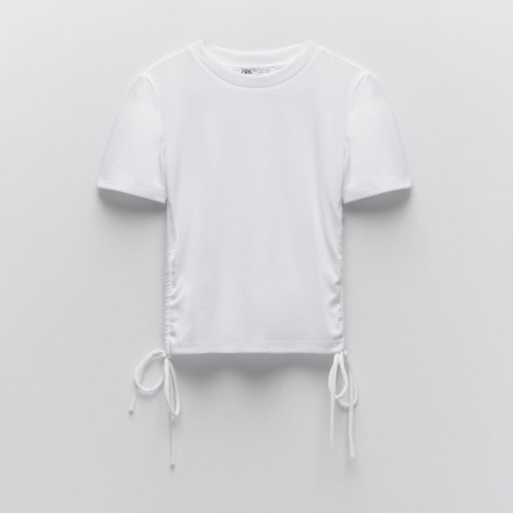 Zara white tee